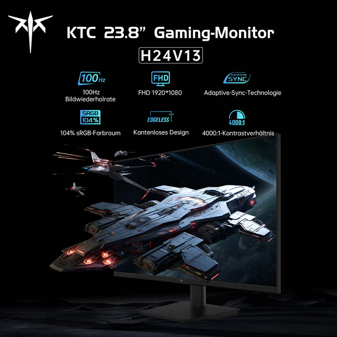 KTC 23,8 Zoll Gamingmonitor