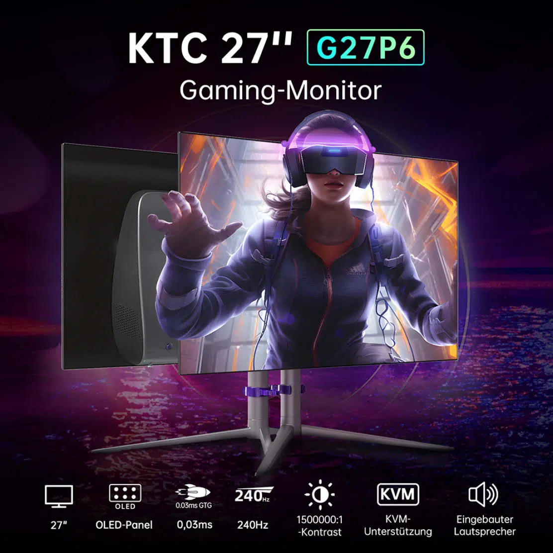 KTC G27P6 27-Zoll OLED Gamingmonitor