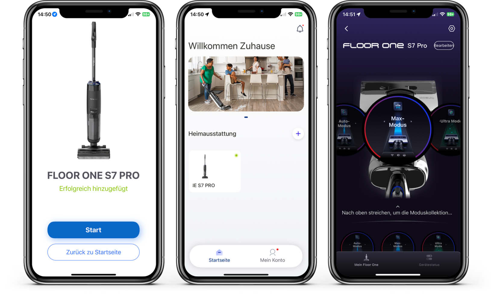 Tineco Floor One S7 Pro - App - Hinzufügen und erster Eindruck