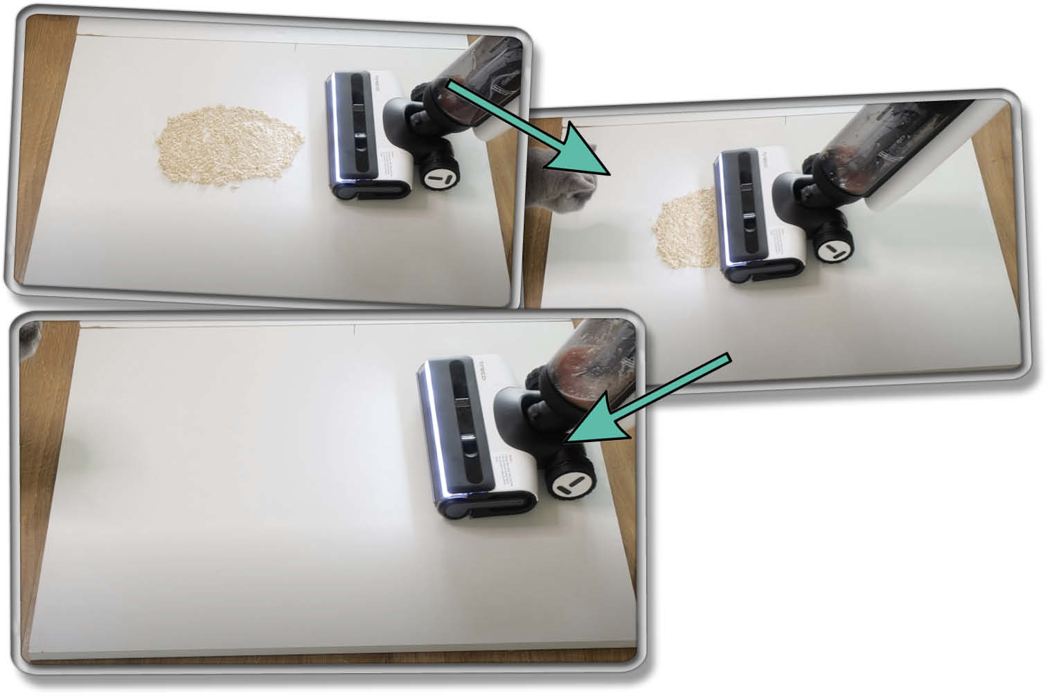 Tineco Floor One S7 Pro - Die Reinigungsleistung bei dickflüssigen Verschmutzungen