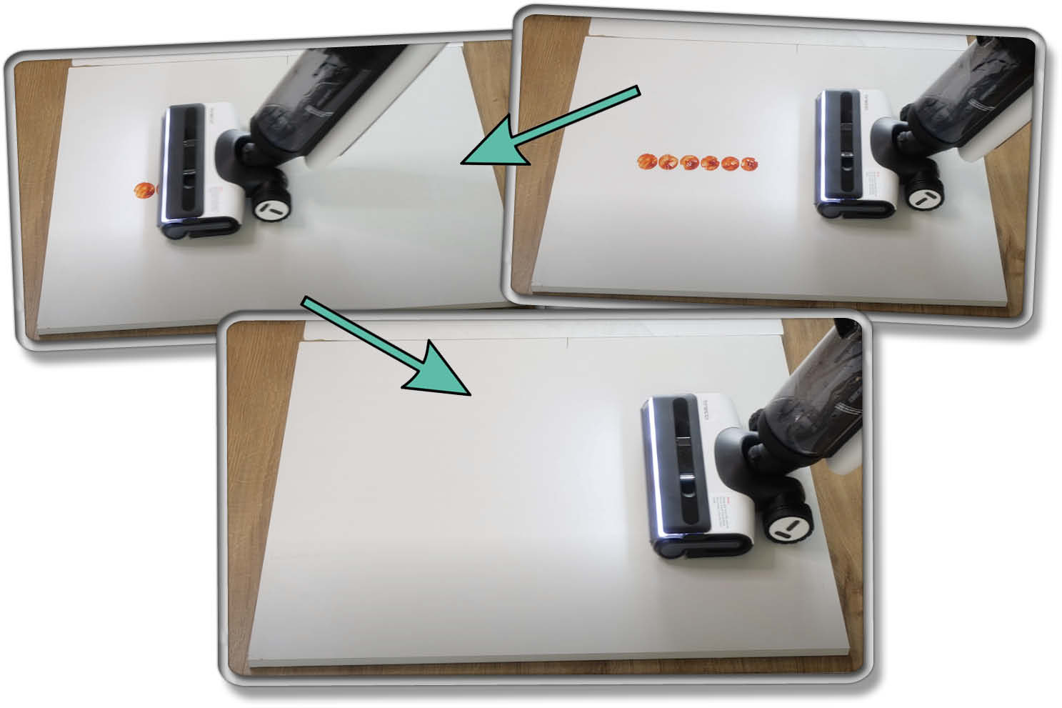 Tineco Floor One S7 Pro - Die Reinigungsleistung bei flüssigen Verschmutzungen