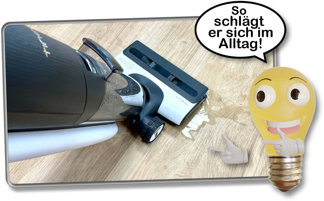 Tineco Floor One S7 Pro - Im Umgang im Altag muss er sich beweisen