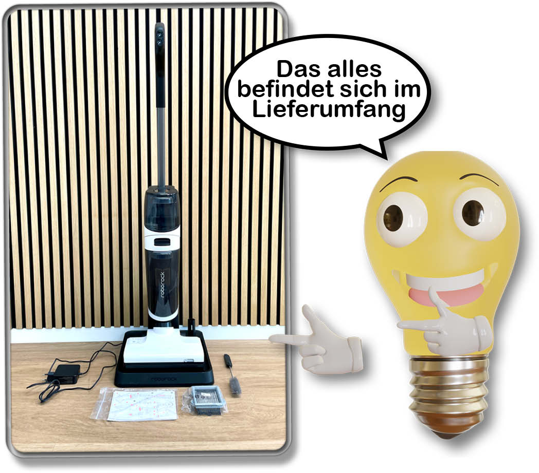 Das ist der Lieferumfang des Roborock Dyad Air