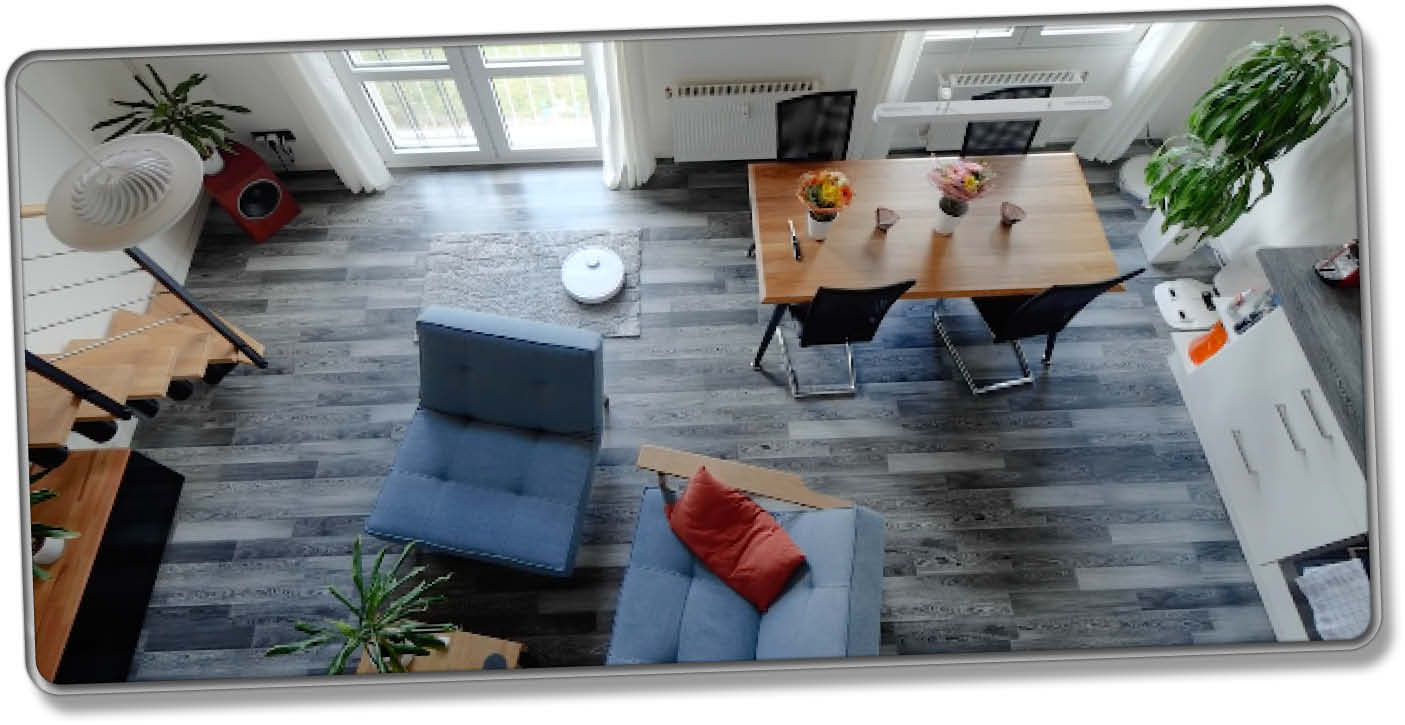 Der ECOVACS DEEBOT T9 navigiert dank Lasernavigation intelligent und vorausplanend.