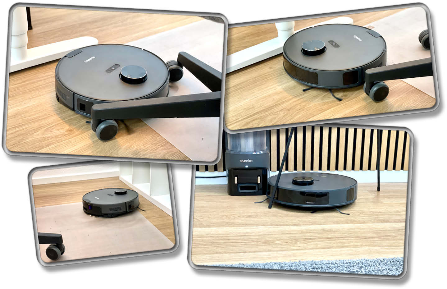 Der Eureka NER E10s nutzt bei der Erkennung von Hindernissen gerne seinen Bumper