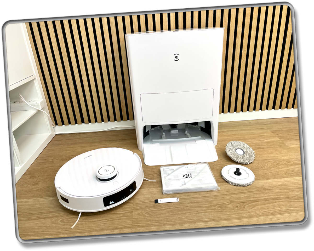 Der Lieferfumfang des ECOVACS DEEBOT T20e OMNI