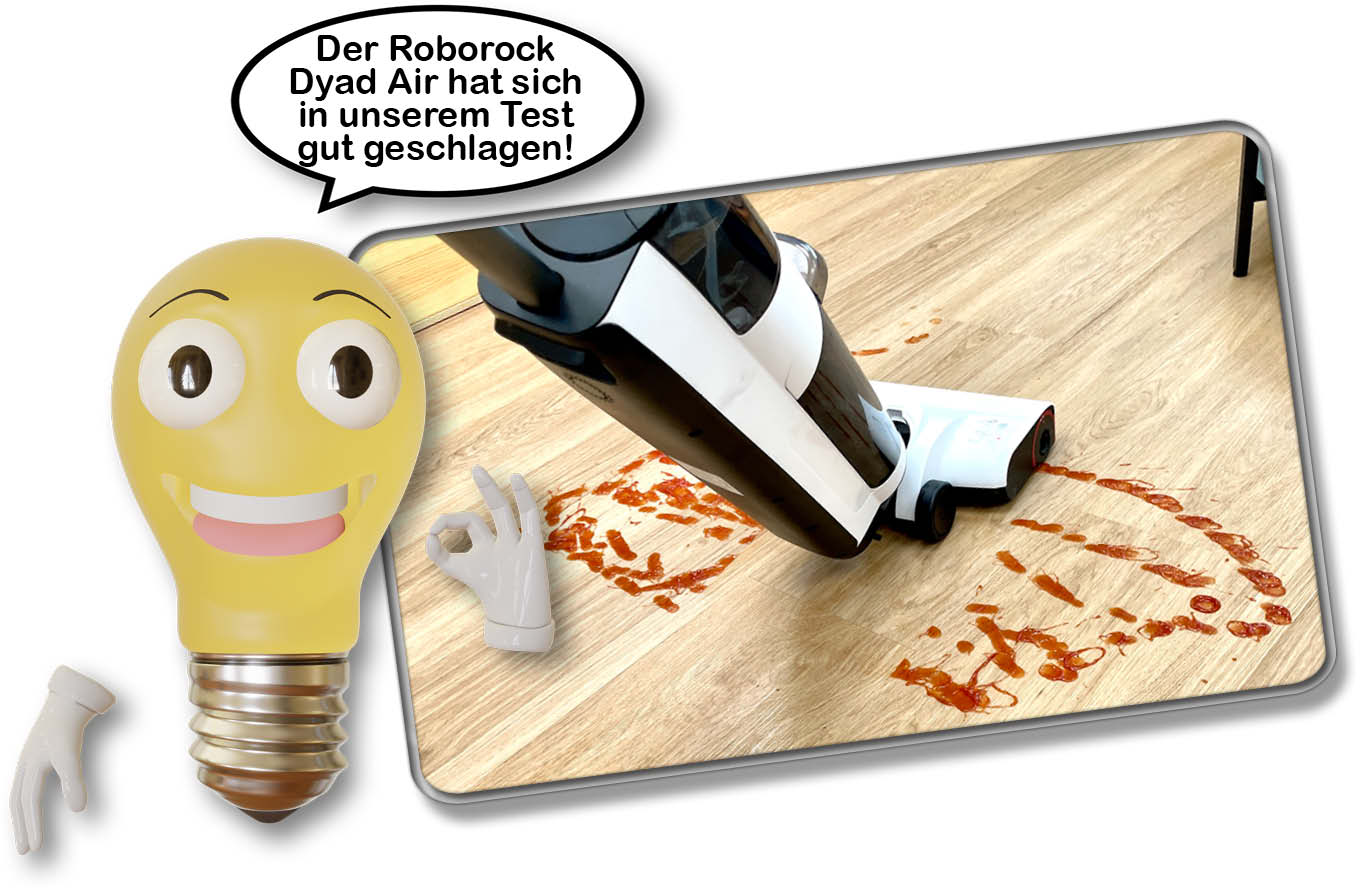 Der Roborock Dyad Air Wischsauger hat sich im Test behaupten können