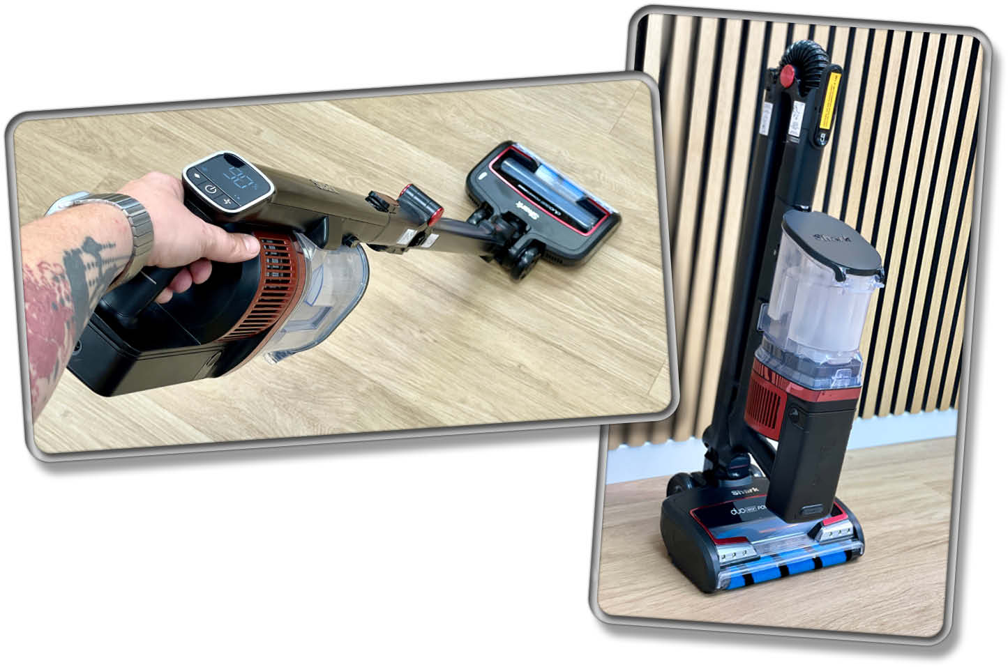 Der neue Shark Akkusauger ist gut verarbeitet und leicht zu verstauen