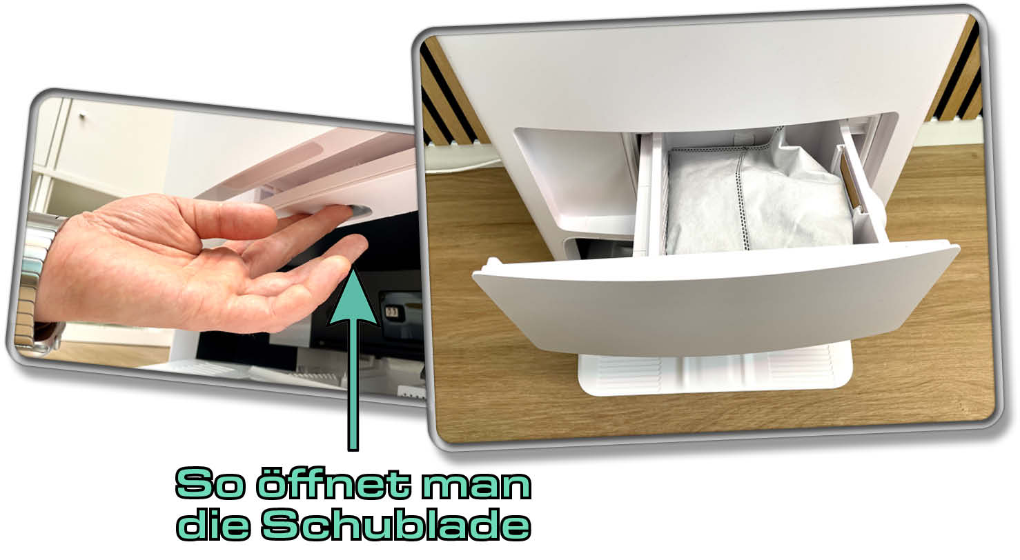 Die Multifunktionsreinigungsstation des ECOVACS DEEBOT T20e OMNI besitzt eine Absaugstation