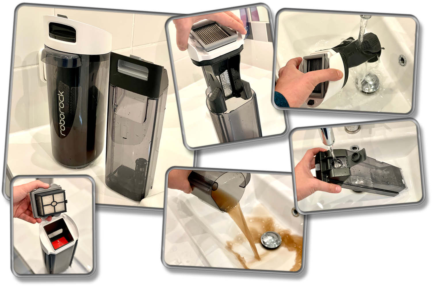 Die Reinigung der Tanks ist nach jeder Bodenreinigung pflicht, sonst bilden sich unangenehme Gerüche