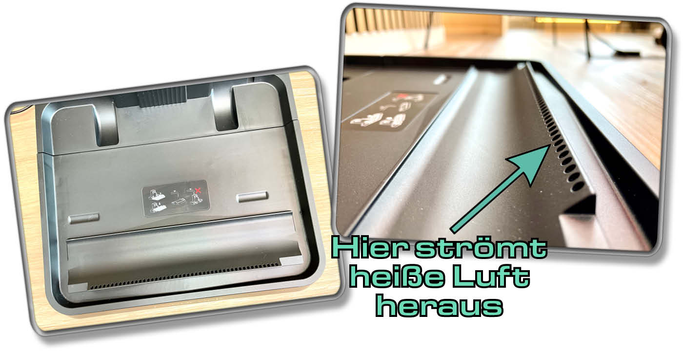 Die Station des Roborock Dyad Air besitzt eine Bürstentrocknung mit heißer Luft