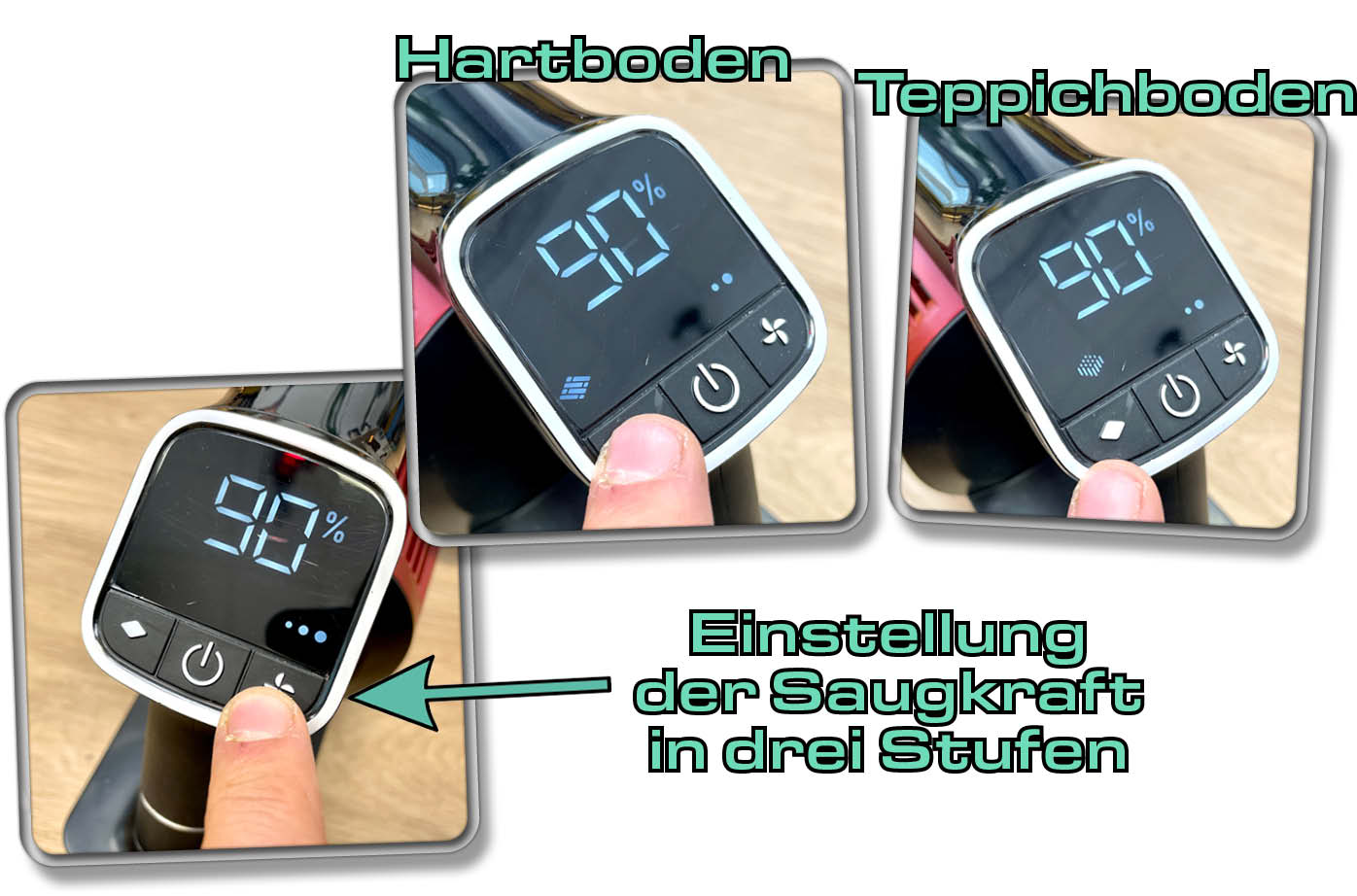 Die Tasten birgen verschiedene praktische Funktionen