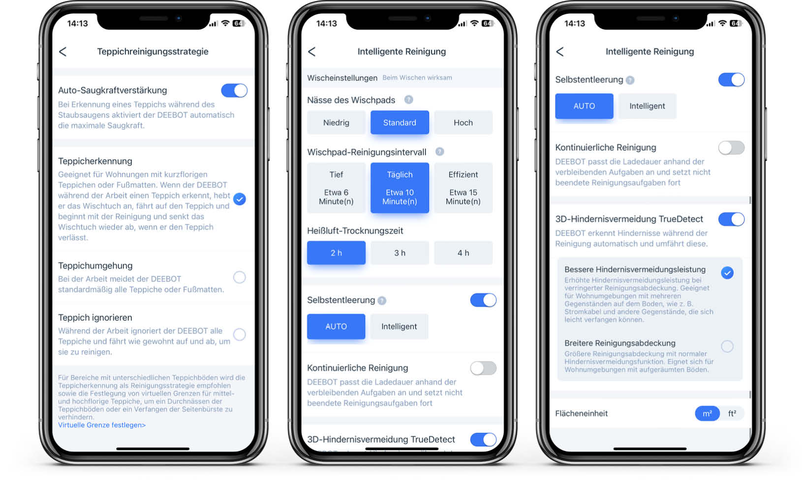 ECOVACS DEEBOT T20e OMNI - App - Intelligente Reinigung