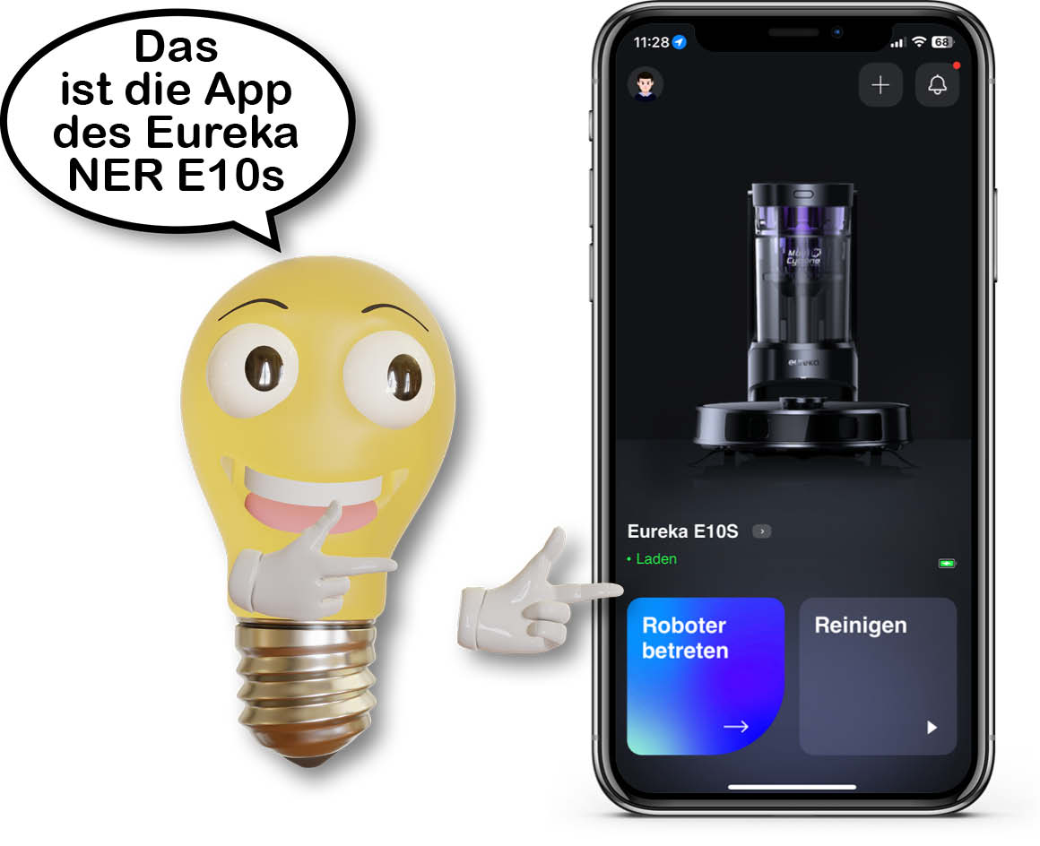 Eureka NER E10s - App - Startseite