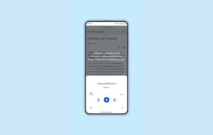 Google Assistant Vorlesefunktion
