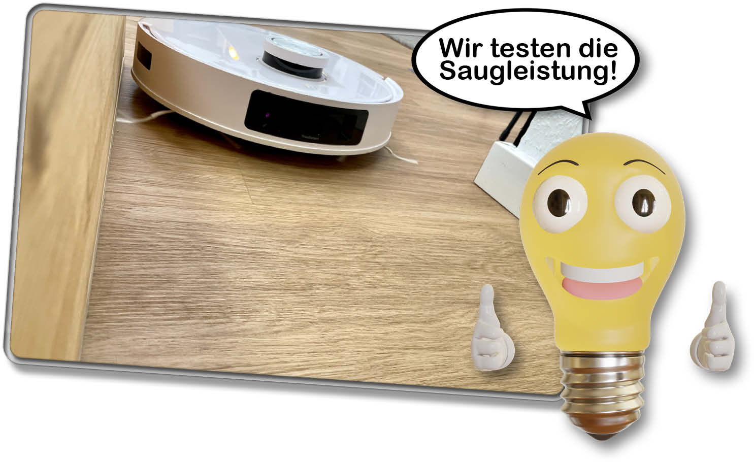 Natürlich haben wir auch getestet, wie saugstark der ECOVACS DEEBOT T20e OMNI ist!