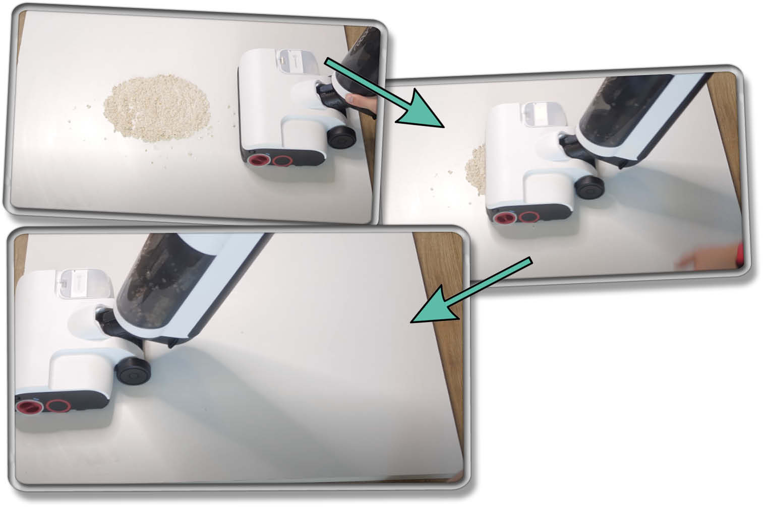 Roborock Dyad Pro Combo - Dickflüssige Verschmutzungen