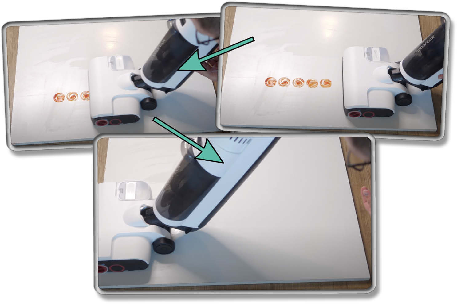 Roborock Dyad Pro Combo - Flüssige Verschmutzungen