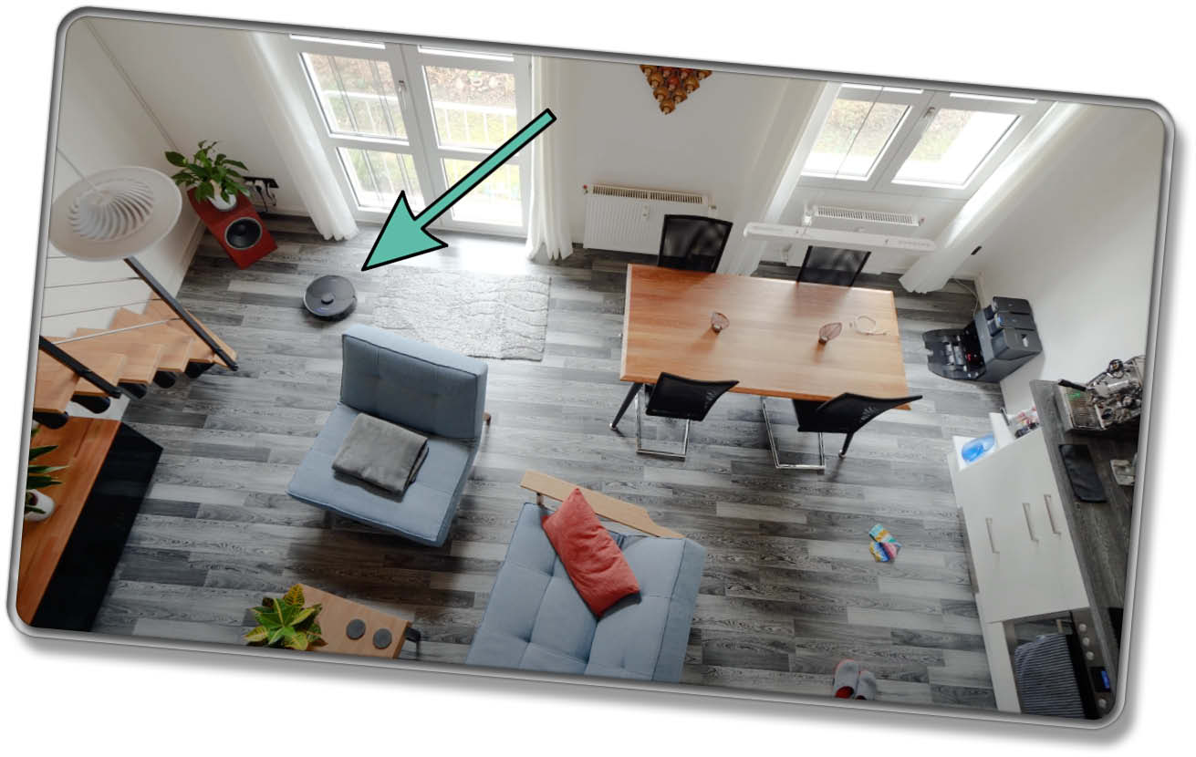 Roborock S7 MaxV - Die Navigation ist dank LiDAR-Sensor exrem präzise