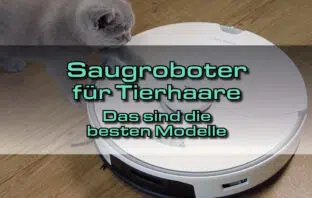 Saugroboter für Tierhaare