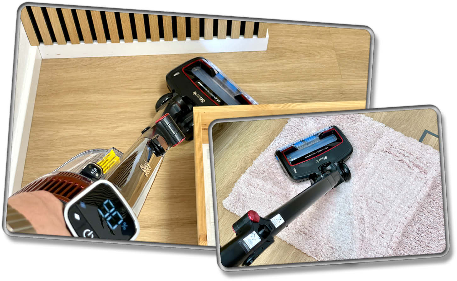 Starke flexibilität dank gelenkiger Bodendüse