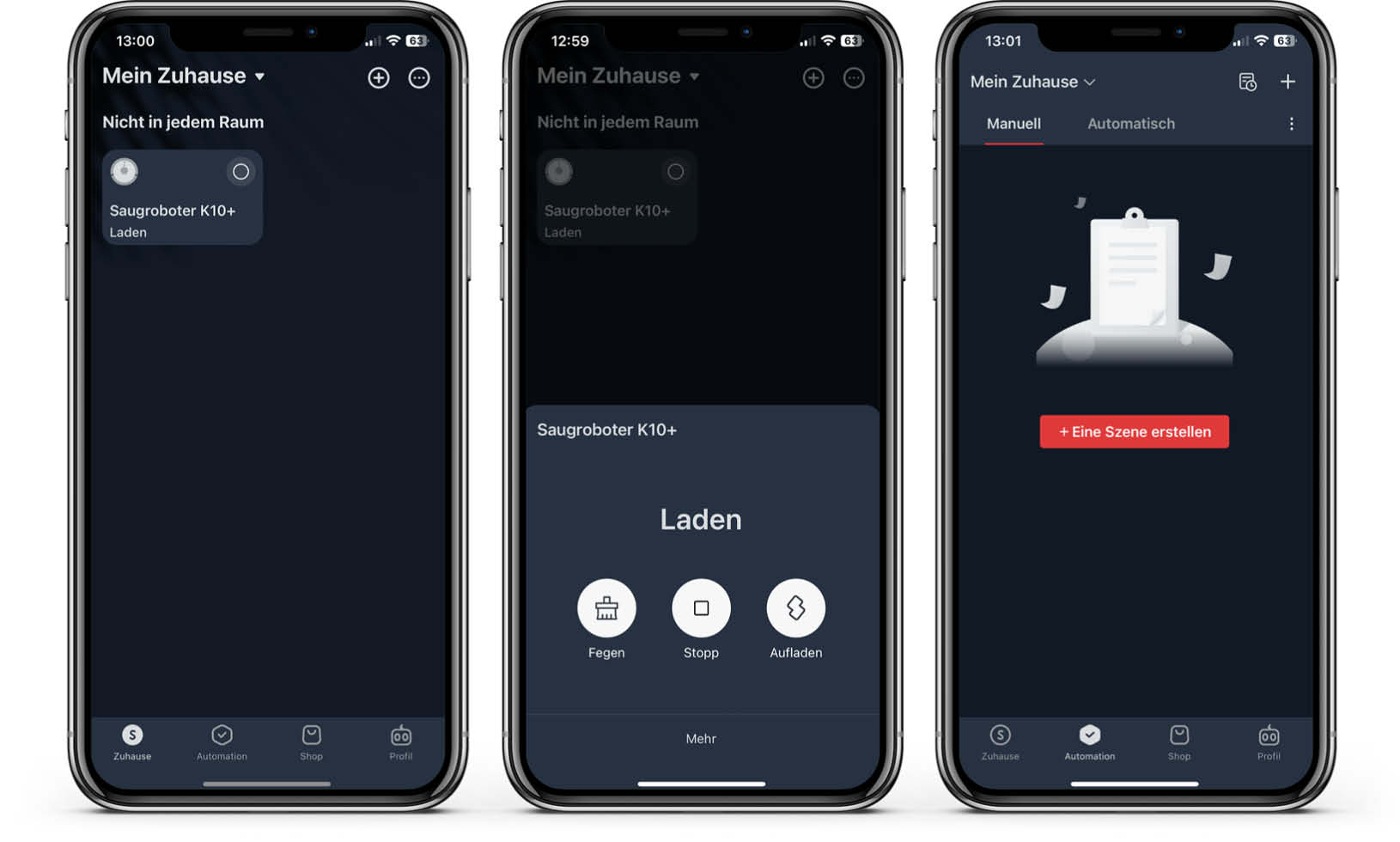 SwitchBot K10+ - App - Start