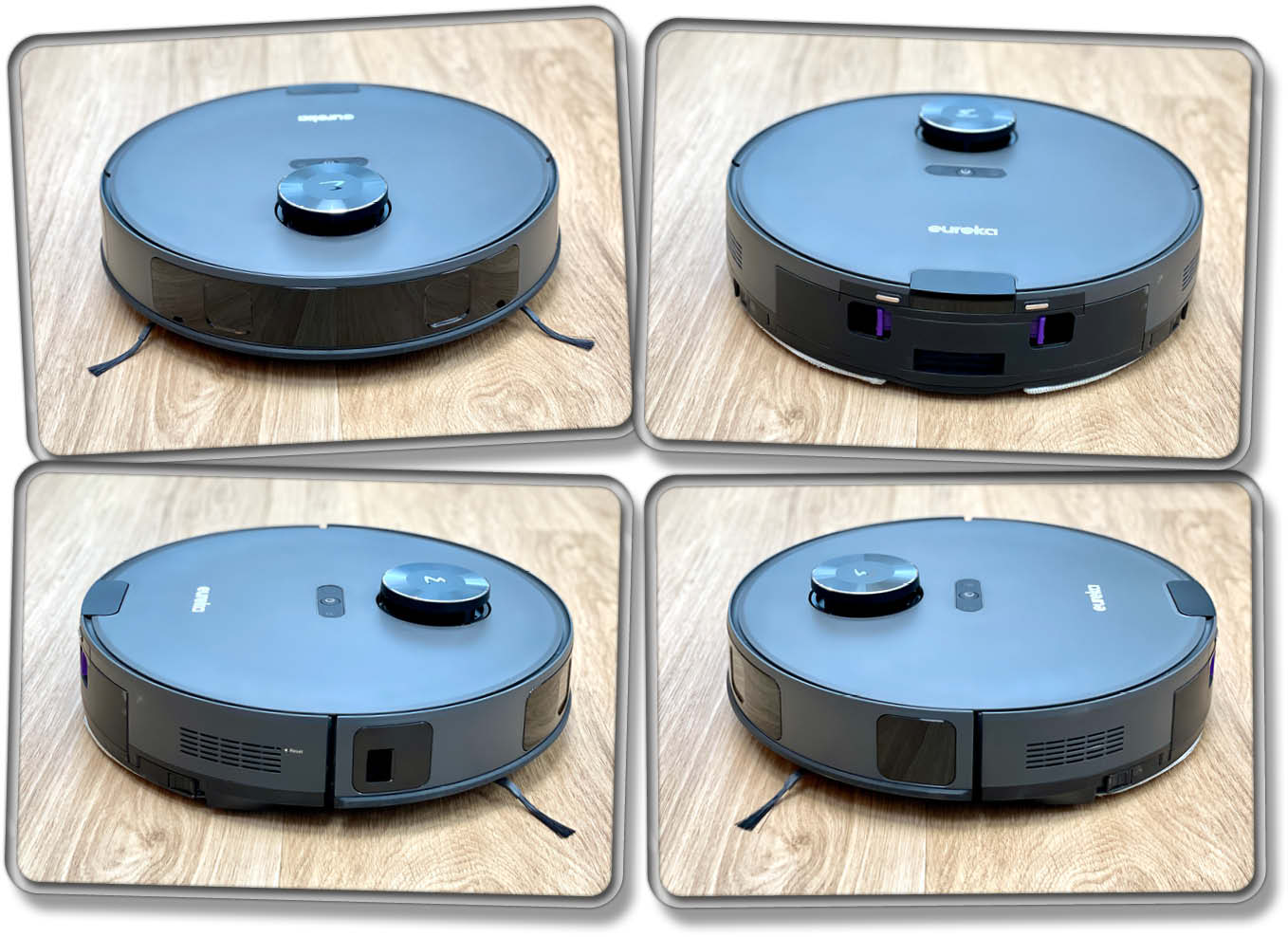 Um den Saugroboter herum befinden sich zahlreiche Sensoren