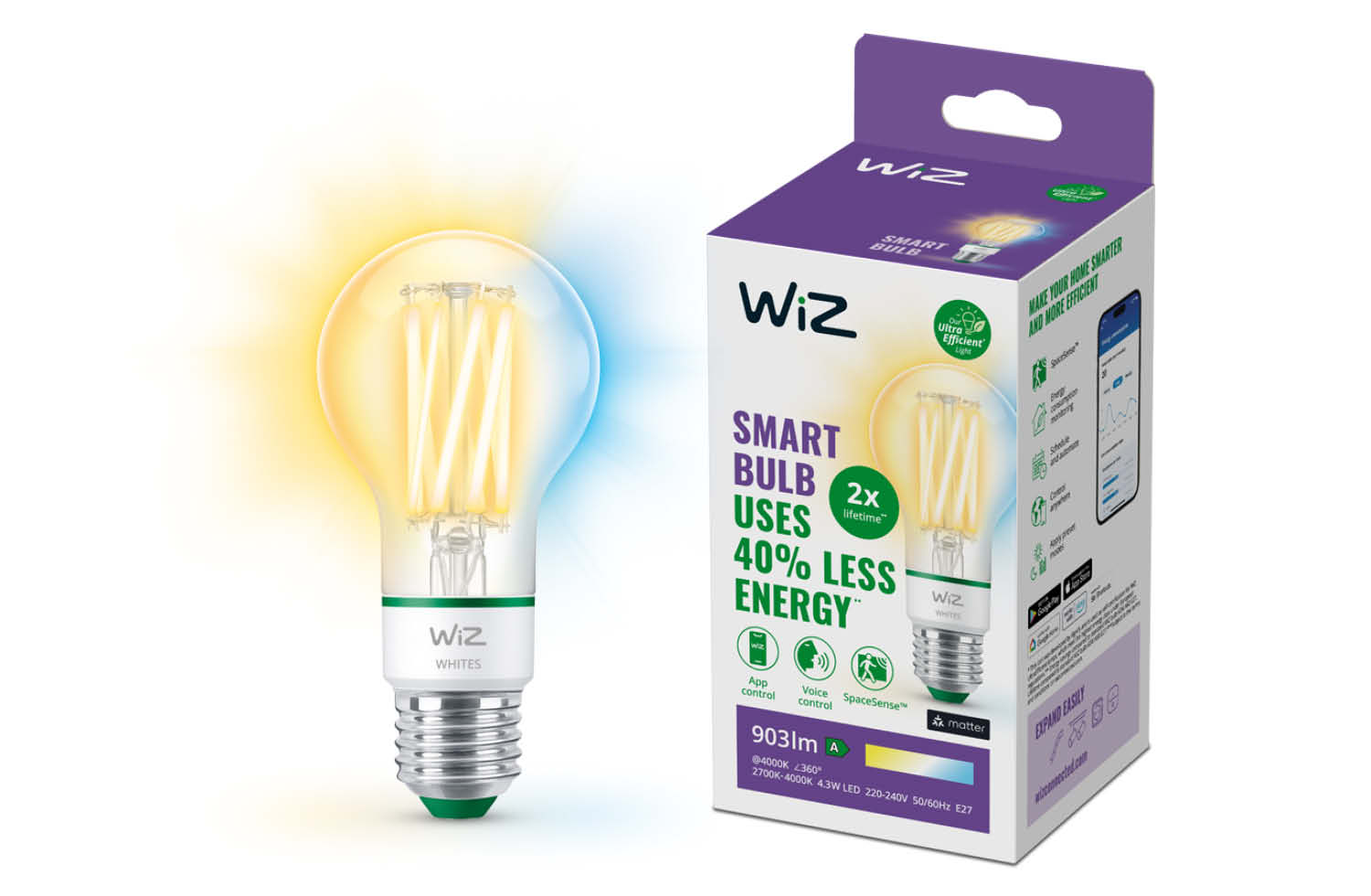 WiZ Ultraeffiziente Leuchte