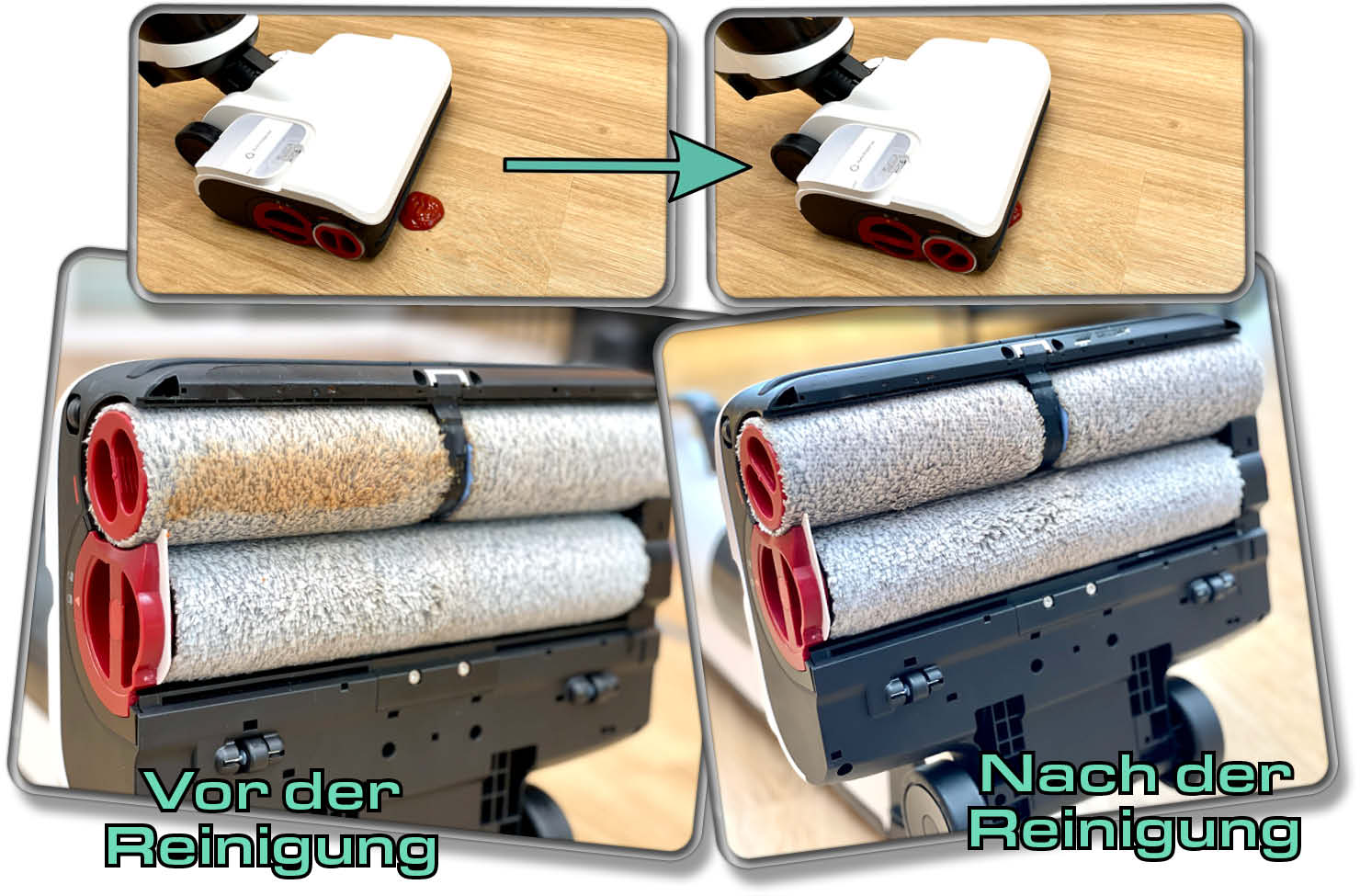 Wir zeigen euch eindrucksvoll, wie stark die Selbstreinigung des Roborock Dyad Pro Combo ist