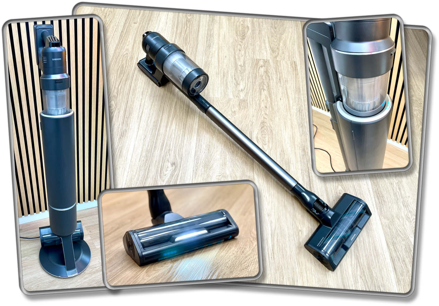 Das Design des Samsung Bespoke Jet AI ist nicht sonderlich anders als das der Vorgänger