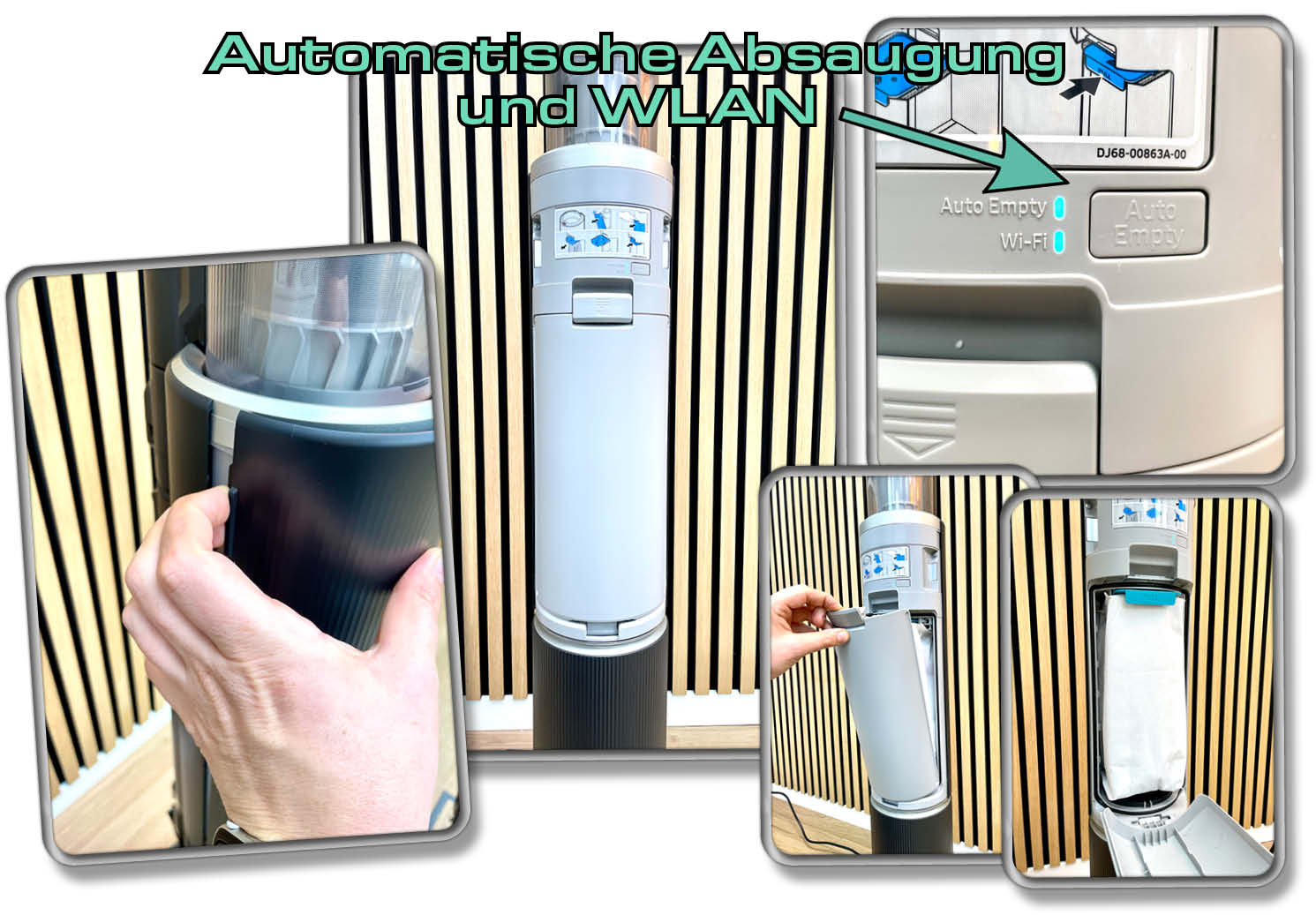 Das befindet sich im Inneren der Absaugstation des Samsung Bespoke Jet AI