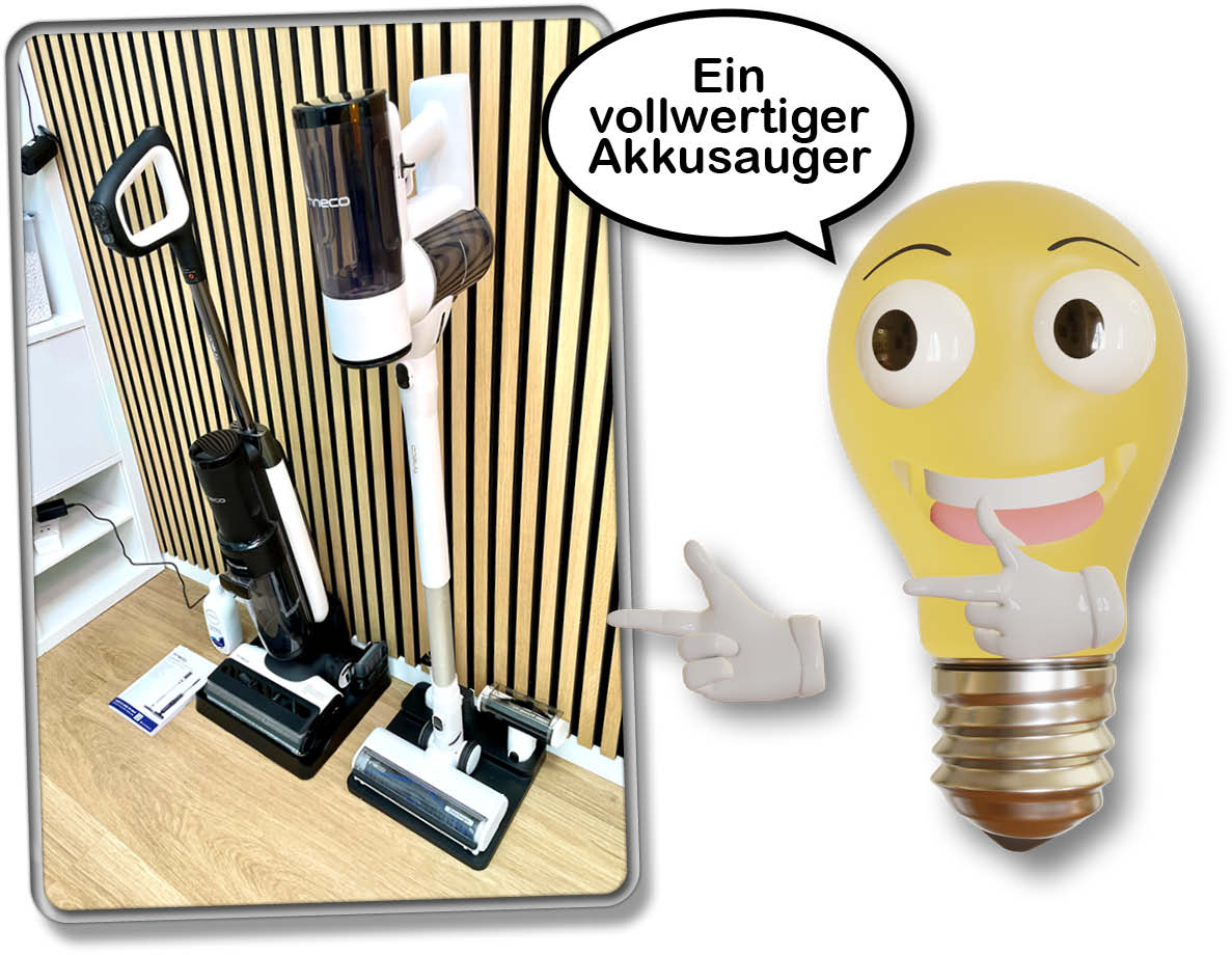 Das ist alles für die Akkusauger-Funktion im Lieferumfang dabei