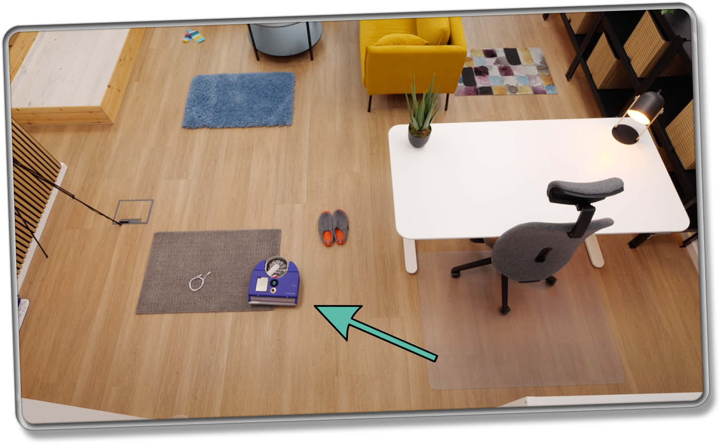 Der Dyson 360 Vis Nav navigiert dank Kameranavigation