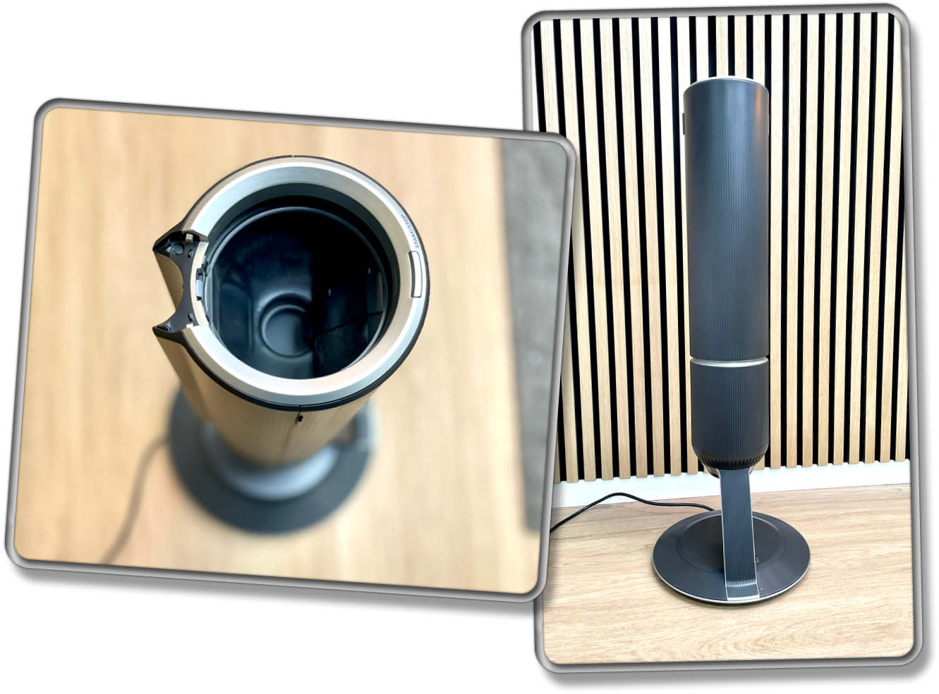 Der Samsung Bespoke Jet AI hat natürlich wieder eine Absaugstation im Lieferumfang dabei