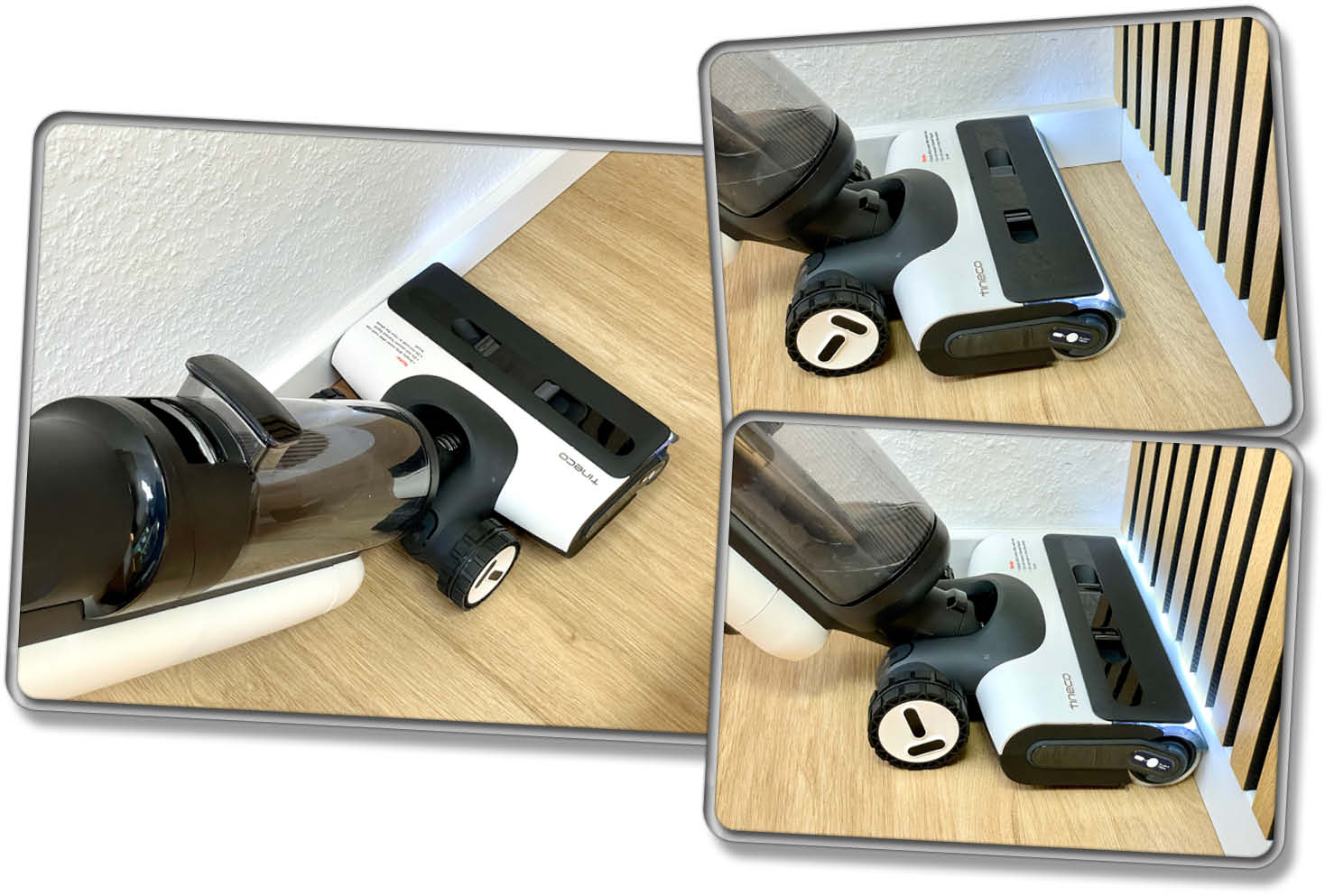 Die Rand- und Eckenreinigung des Tineco Floor One S7 Combo