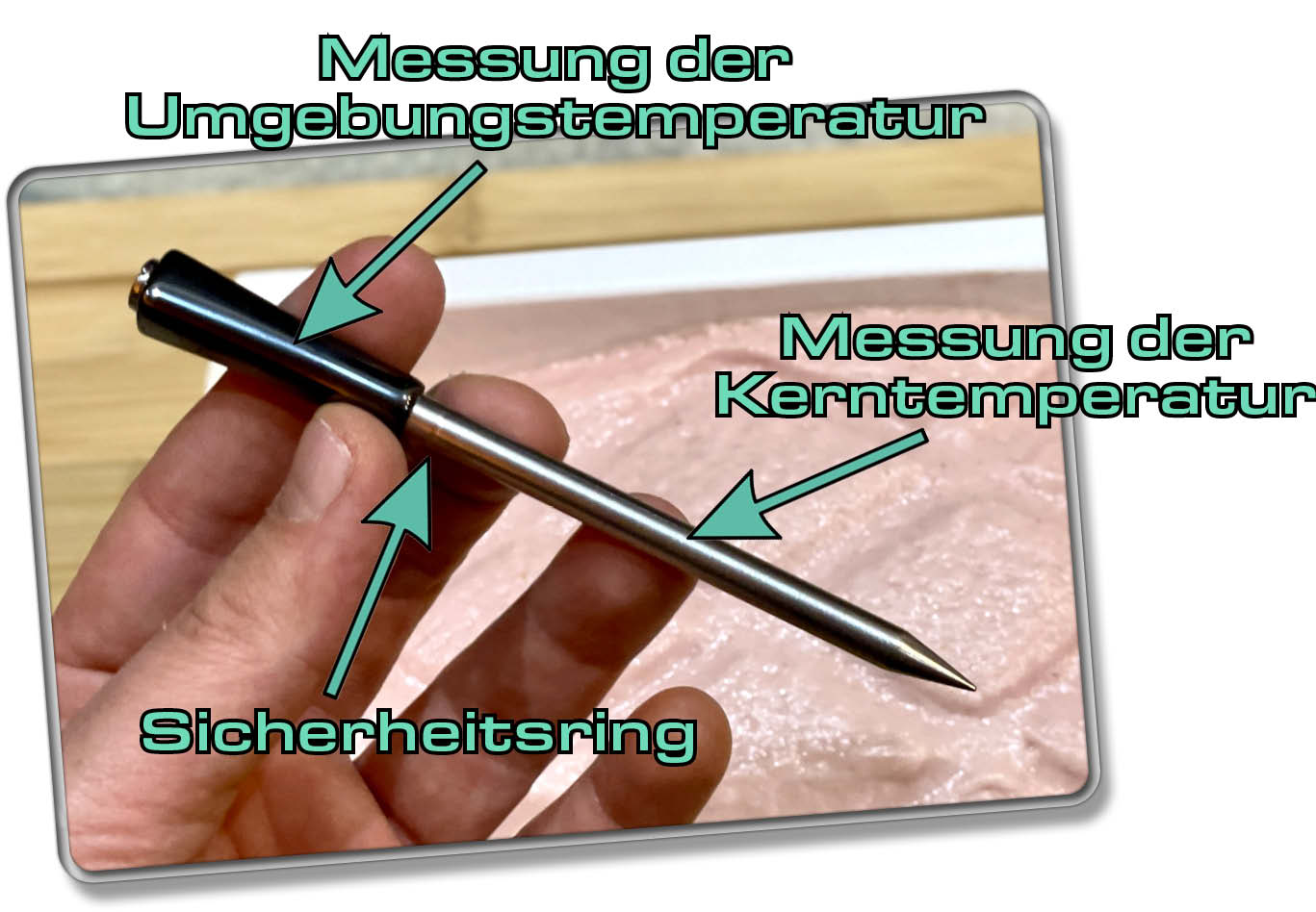 Hier befinden sich die Sensoren, die verschiedene Gegebenheiten messen