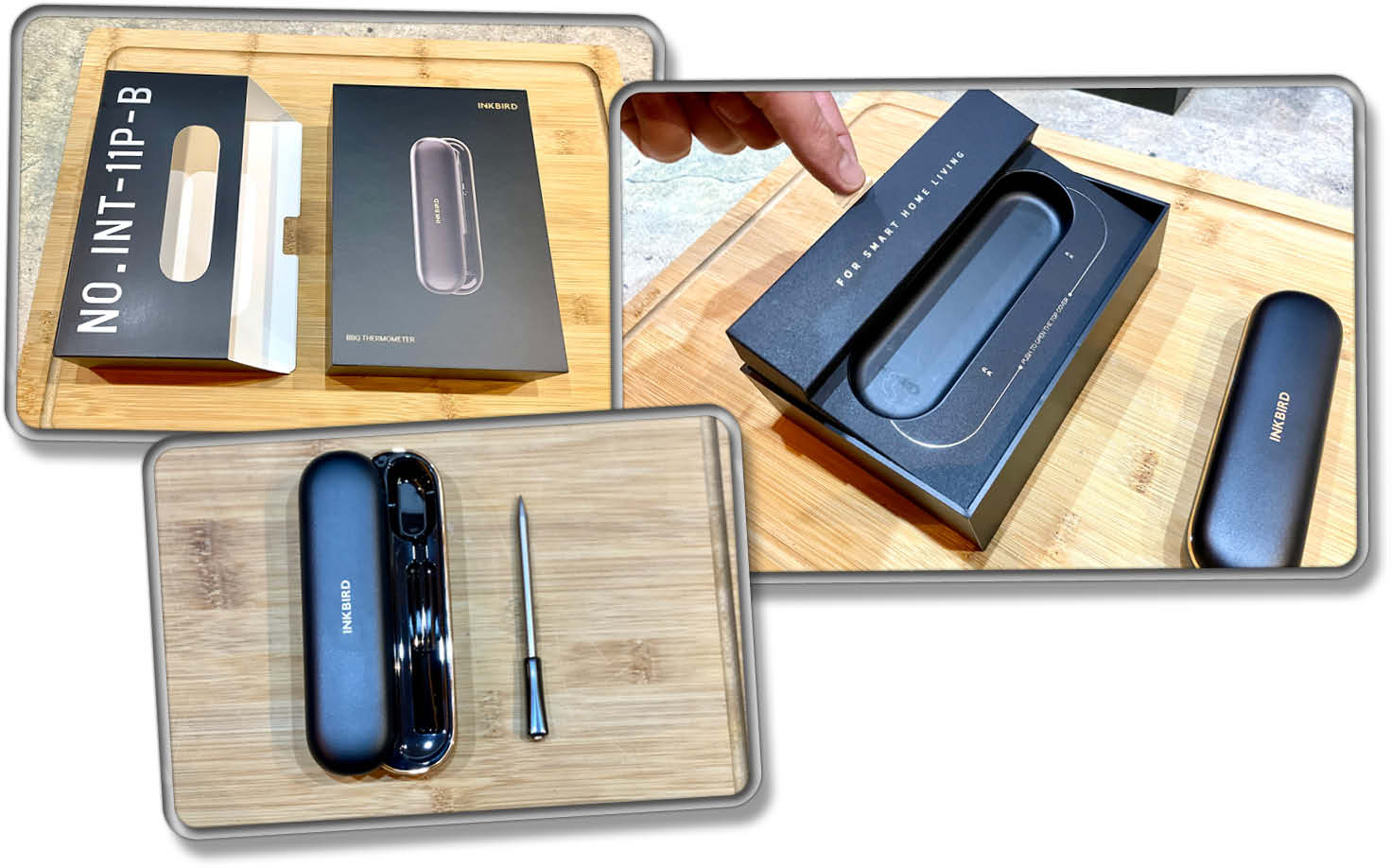 INKBIRD INT-11P-B - Schon allein beim Auspacken hat das Thermometer einen hochwertigen Eindruck hinterlassen