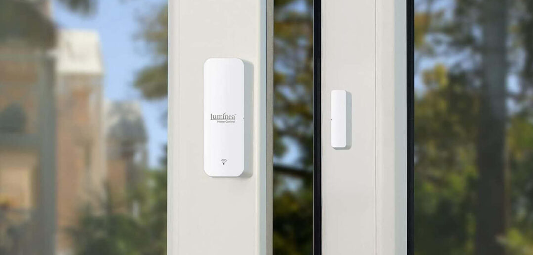Luminea Home Control Tür-:Fensterkontakt