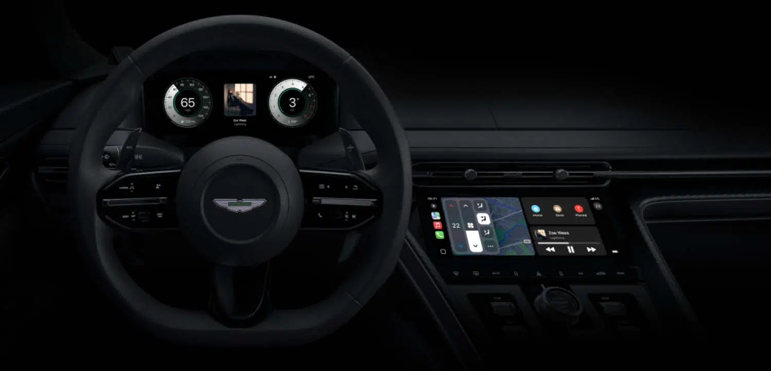 Neues Apple CarPlay Aston Martin
