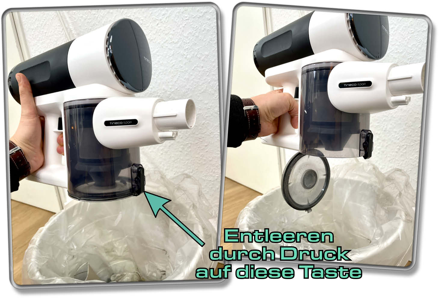 So wird der Staubtank des Tineco Floor One S7 Combo entleert