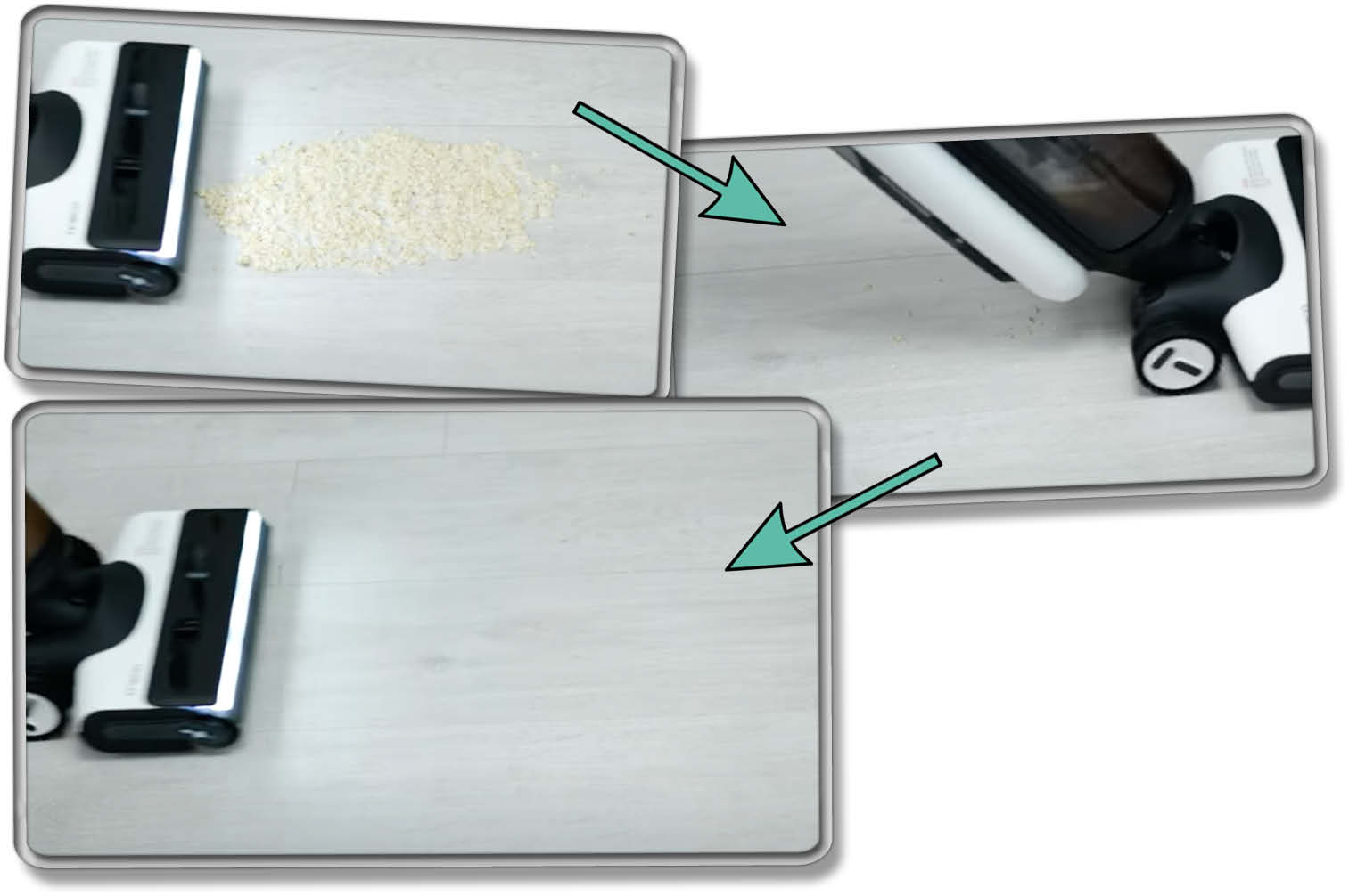 Tineco Floor One S7 Combo - Wischleistung bei dickflüssiger Verschmutzung