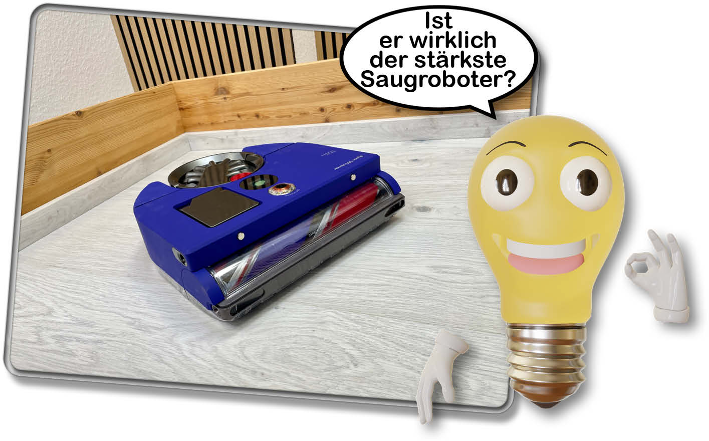 Wir haben uns die Saugleistung des Dyson 360 Vis Nav genau angeschaut