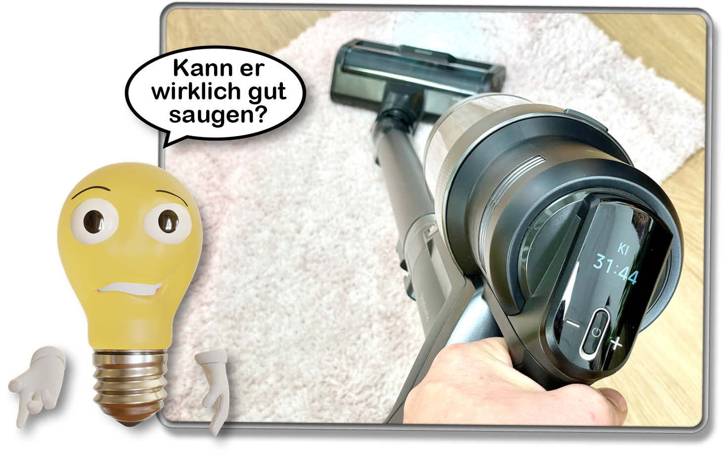 Wir haben uns die Saugleistung des neuen Samsung Bespoke Jet AI angeschaut