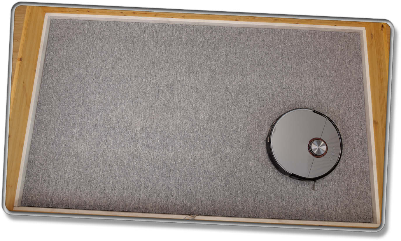 Der 2. Saugdurchgang auf Teppich