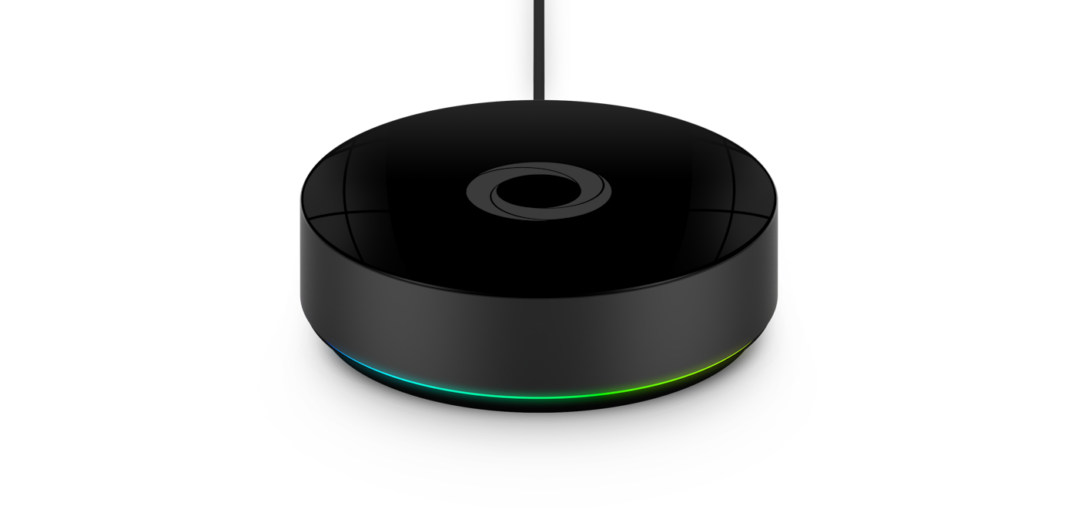 Bild zeigt einen Homey Pro