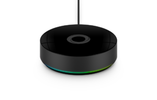 Bild zeigt einen Homey Pro