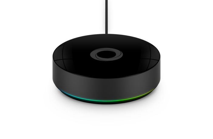 Bild zeigt einen Homey Pro