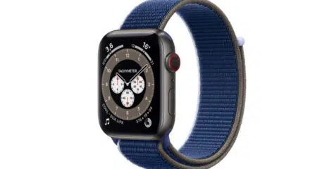 Apple Watch Series 6 (GPS + Cellular) 44 mm Titan Space Schwarz