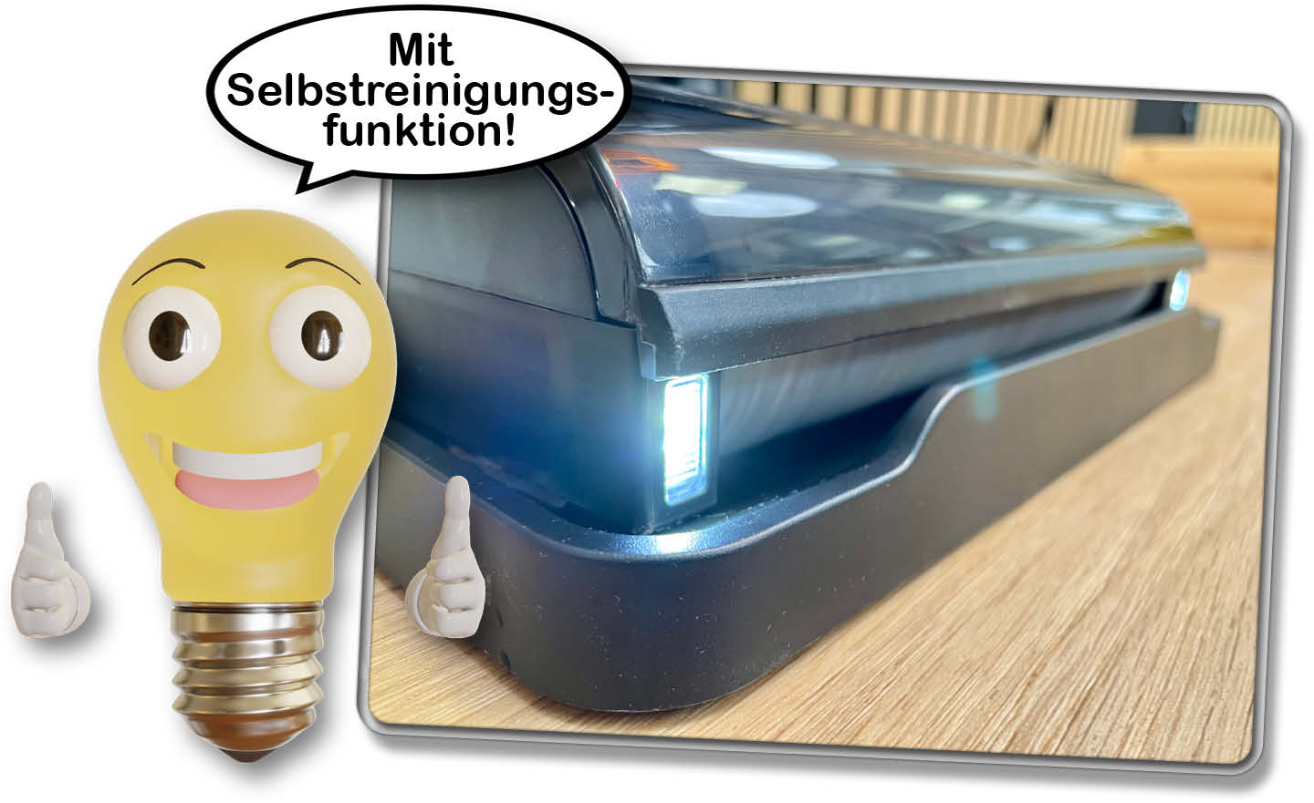 Auf der Station des AEG ULTIMATE 8000 Wet&Dry wird seine Wischwalze automatisch gesäubert