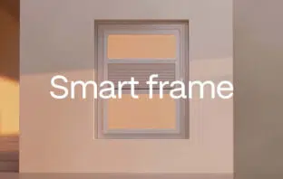 Coulisse Smart Frame Plissee